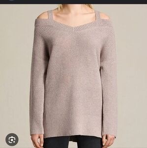All Saints Dasha V-Neck Sweater Size Medium